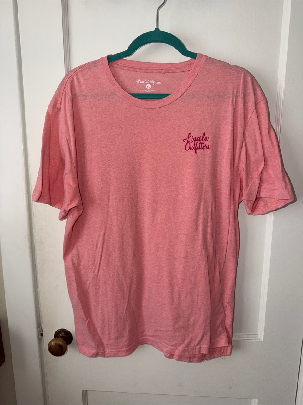 Men’s Pink Short-Sleeve Crew T-Shirt